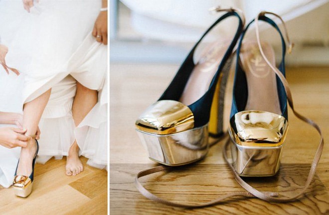 6 mẫu giày đẹp ngất ngây cho cô dâu trong ngày cưới